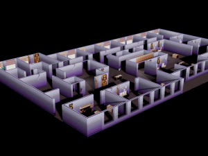 ゾンビが隣人のLVクレジットを食べた 3Dモデル