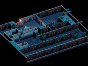 Zombie ate my neighbors lv2 3D Model