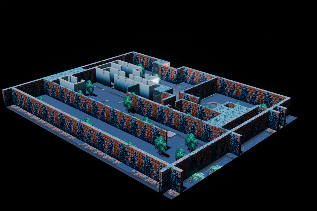 Zombie ate my neighbors lv2 3D Model .c4d .max .obj .3ds .fbx .stl .blend
