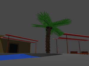 desert island 3D-Modell