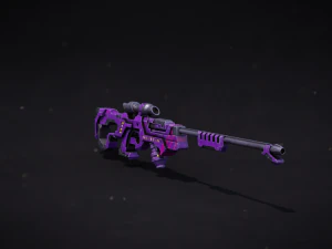 винтовка снайперская 3D Модель