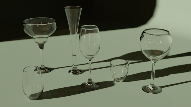 glass Model 3D .c4d .max .obj .3ds .fbx .stl .blend 