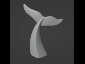 Fischschwanz 3D Druckmodell