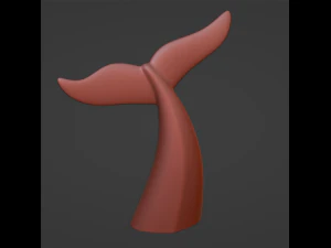 Fischschwanz 3D Druckmodell