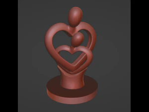 Amantes Modelo de Impressão 3D