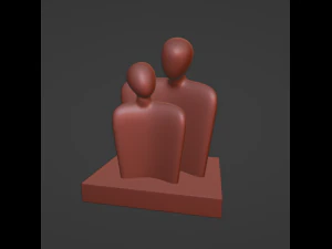 &Ccedil;ift 3D Baskı Modeli