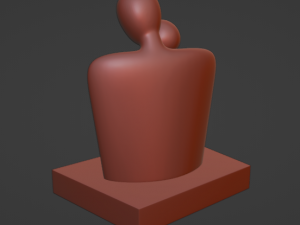 Couple 3D Print Model