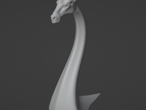 Giraffe Head Modello di stampa 3D