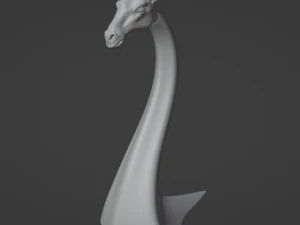 Giraffe Head 3D Print Model