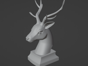 Deer Head 3D 打印模型