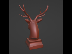 Deer Head 3D 打印模型