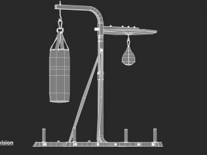 Esta&ccedil;&atilde;o de Boxe Modelo 3D