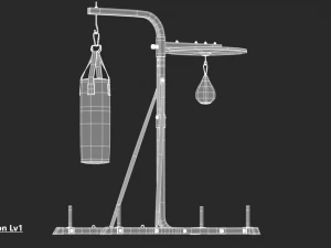 Esta&ccedil;&atilde;o de Boxe Modelo 3D