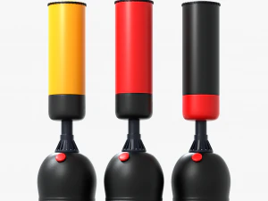 Ayakta Boks Torbası 3D Model
