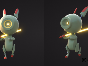 Lap 1 bunny rig Model 3D