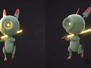 랩 1 버니 리그 3D 모델