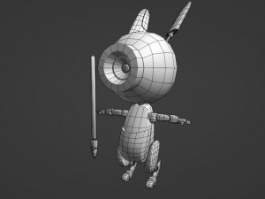 Lap 1 bunny rig 3D Model