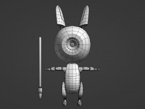 Lap 1 bunny rig 3D Model