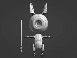 Lap 1 bunny rig 3D Model