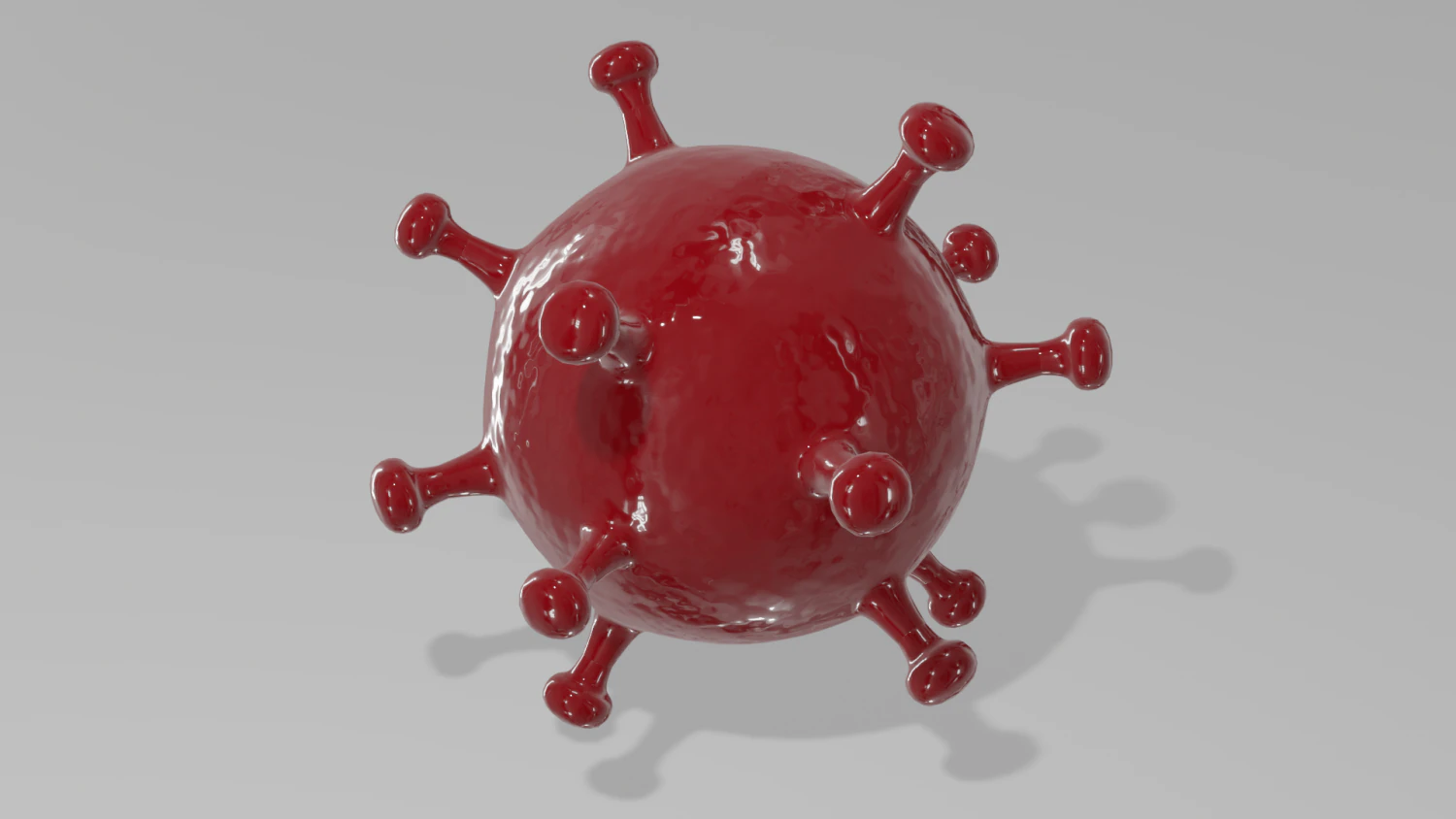 covid-19 korona 3D Model .c4d .max .obj .3ds .fbx .stl .blend 