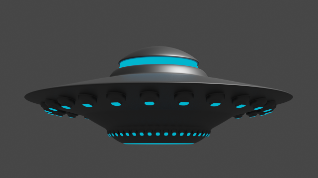 ufo 3Dモデル .c4d .max .obj .3ds .fbx .stl .blend 