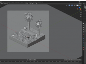 beach 3D 模型