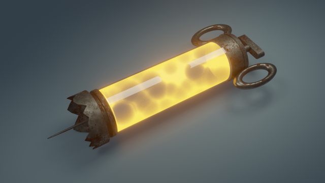 Syringe MOR 3D Model .c4d .max .obj .3ds .fbx .stl .blend 