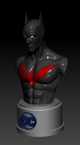 batman beyond bust Modelo de Impressão 3D .c4d .max .obj .3ds .fbx .stl .blend 