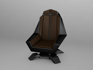 futuristic office armchair 3D Model