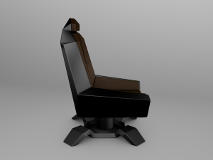 futuristic office armchair Modelo 3D