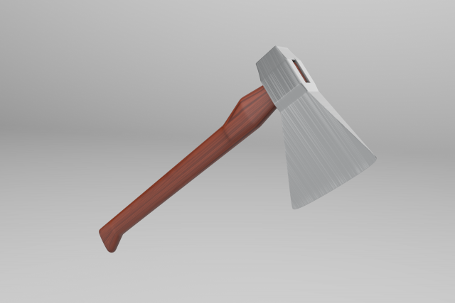 axe 3D Модель .c4d .max .obj .3ds .fbx .stl .blend 