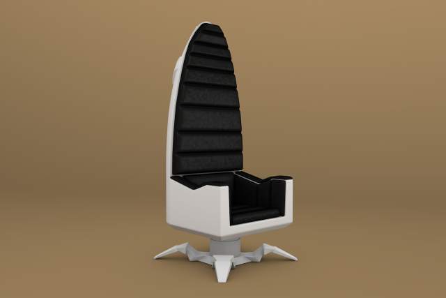 futuristic armchair 3D 모델 .c4d .max .obj .3ds .fbx .stl .blend 