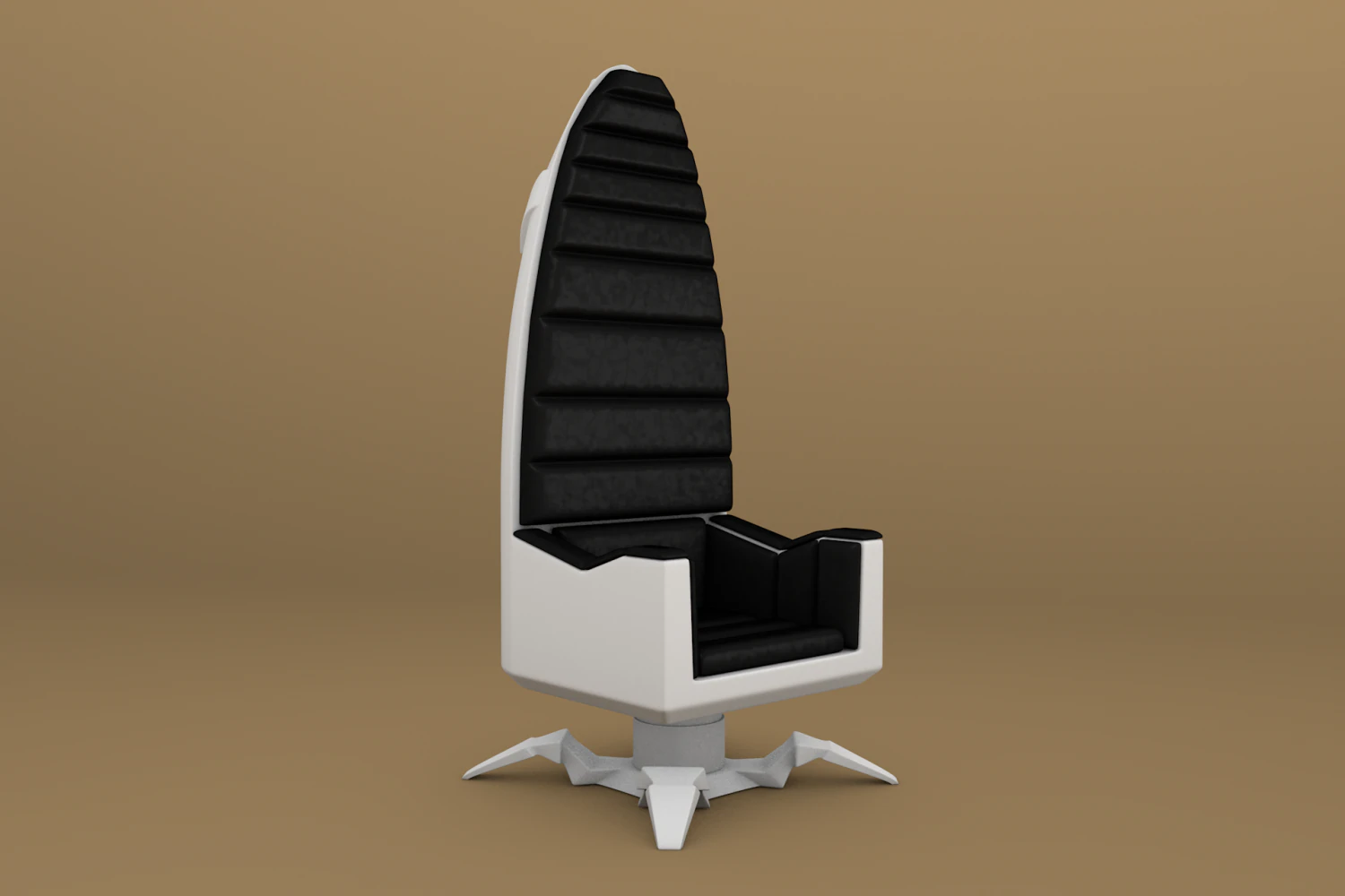 futuristic armchair 3D Model .c4d .max .obj .3ds .fbx .stl .blend 