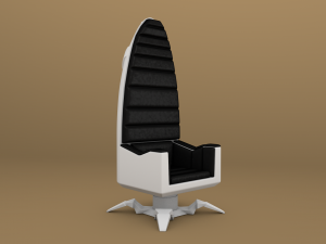 futuristic armchair 3D 모델