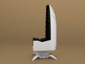 futuristic armchair 3D 모델