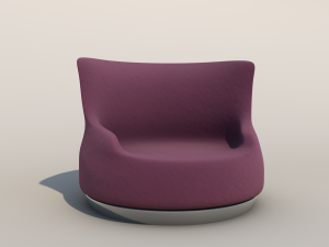 moon armchair 3D Model