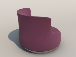 moon armchair 3D Model