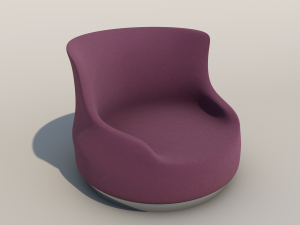 moon armchair 3D Model