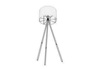 floor lamps brave and eco 3D Model