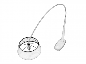 floor lamps idea and techno Model 3D