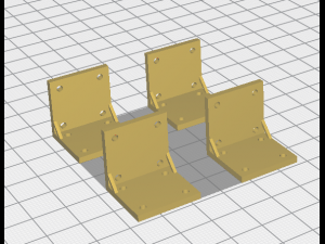3d printer bracket 3Dプリントモデル