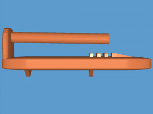 dishwasher rack clip 3D Baskı Modeli