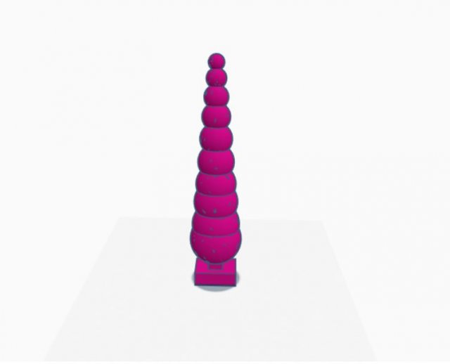 ball dildo 3D printmodel .c4d .max .obj .3ds .fbx .stl .blend