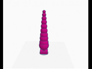 ball dildo 3D 프린트 모델