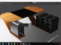 Office table 3D Model