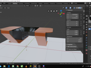 office table 3D Model