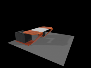 office table 3D Model