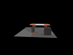 office table 3D Model