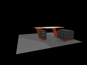 office table 3D Model