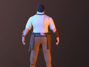 butchercleaverobjfbx4ktextures 3D 模型